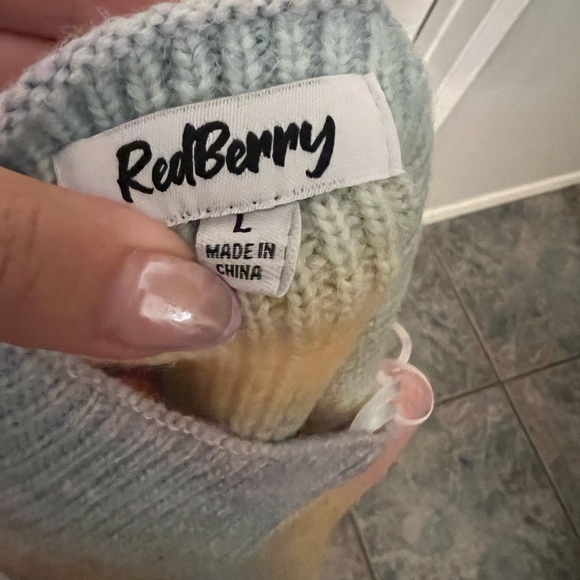 SOLD Beginning Boutique Cloud Nine Halter Mini Dress Rainbow - Picture 5 of 13